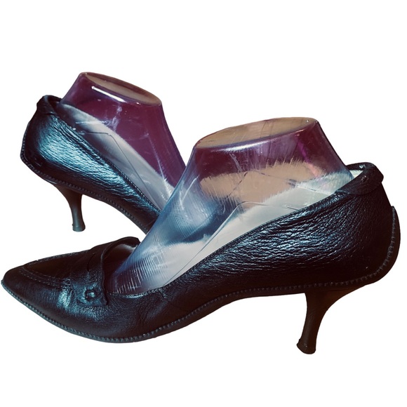 MICHAEL Michael Kors Women’s Black Penny Loafer Pump Size 9 - Picture 2 of 11